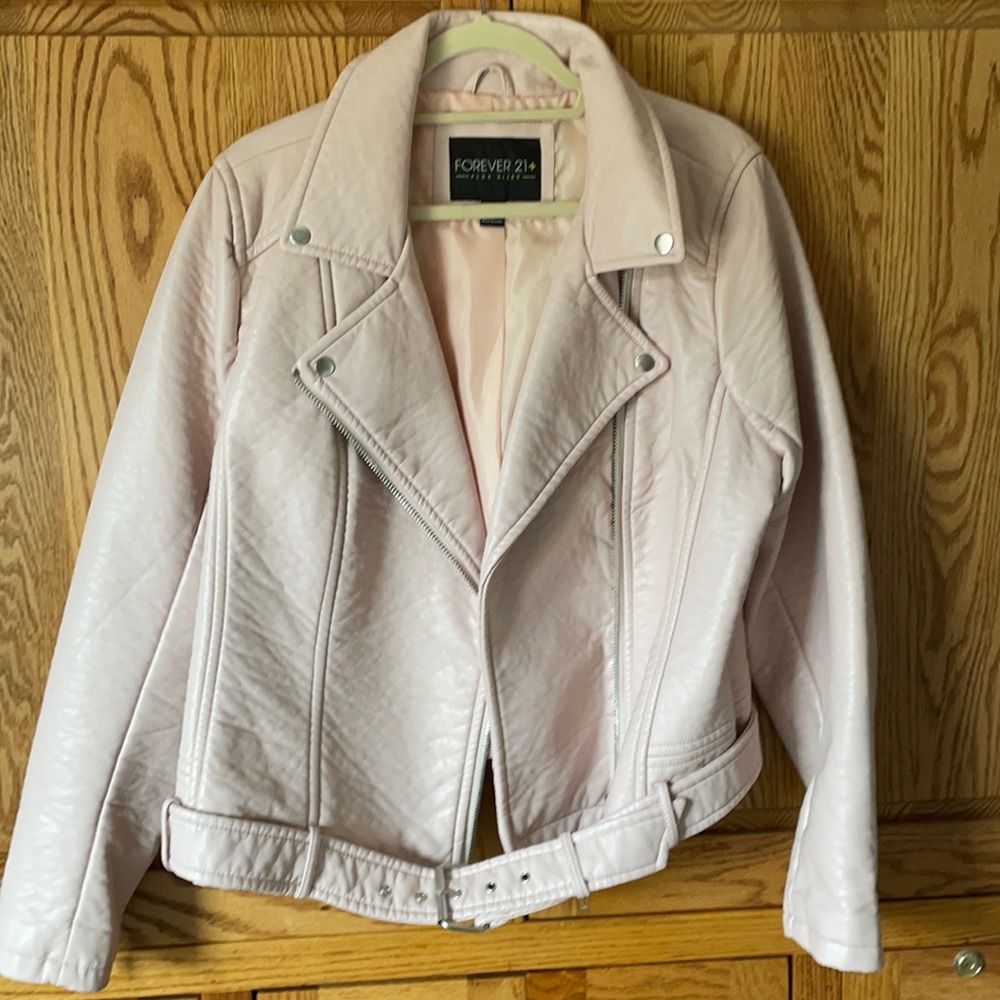 Forever 21 Pink Leather Jacket
